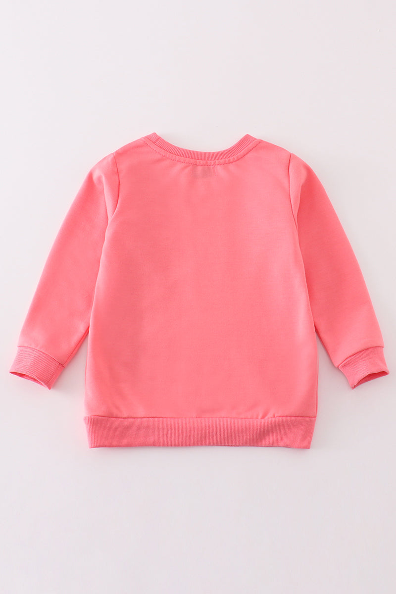 Premium pink valentine XOXO girl sweatshirt