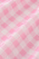 Pink barbie embroidery gingham girl dress