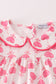 Pink valentine heart girl set