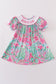 Pink Palm Paradise MAMA'S GIRL dress