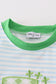 Green tractor lucky clover applique boy top