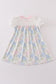 Pink Blossom Serenity print girl dress