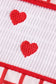 Valentine's day smocked heart embroidery boy set