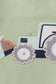 Green Excavator Appliqué 2 pc. Boy Diaper Cover Set